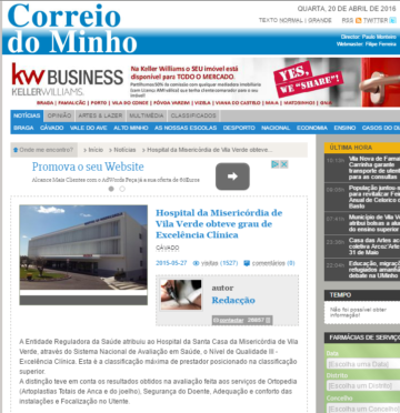 hospital vv- correio minho